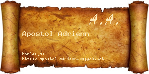 Apostol Adrienn névjegykártya